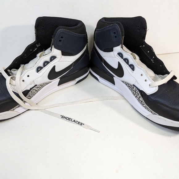 Jordan Legacy 312 Midnight Navy Mens Sz 12 Modified Basketball Shoes No Strap - Picture 4 of 16